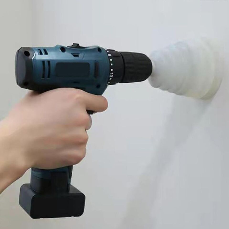 Ayt Powermaster Pm-20808 Matkap Ucu Toz Tutucu Körük Beyaz Matkap Delme Toz Önleyici