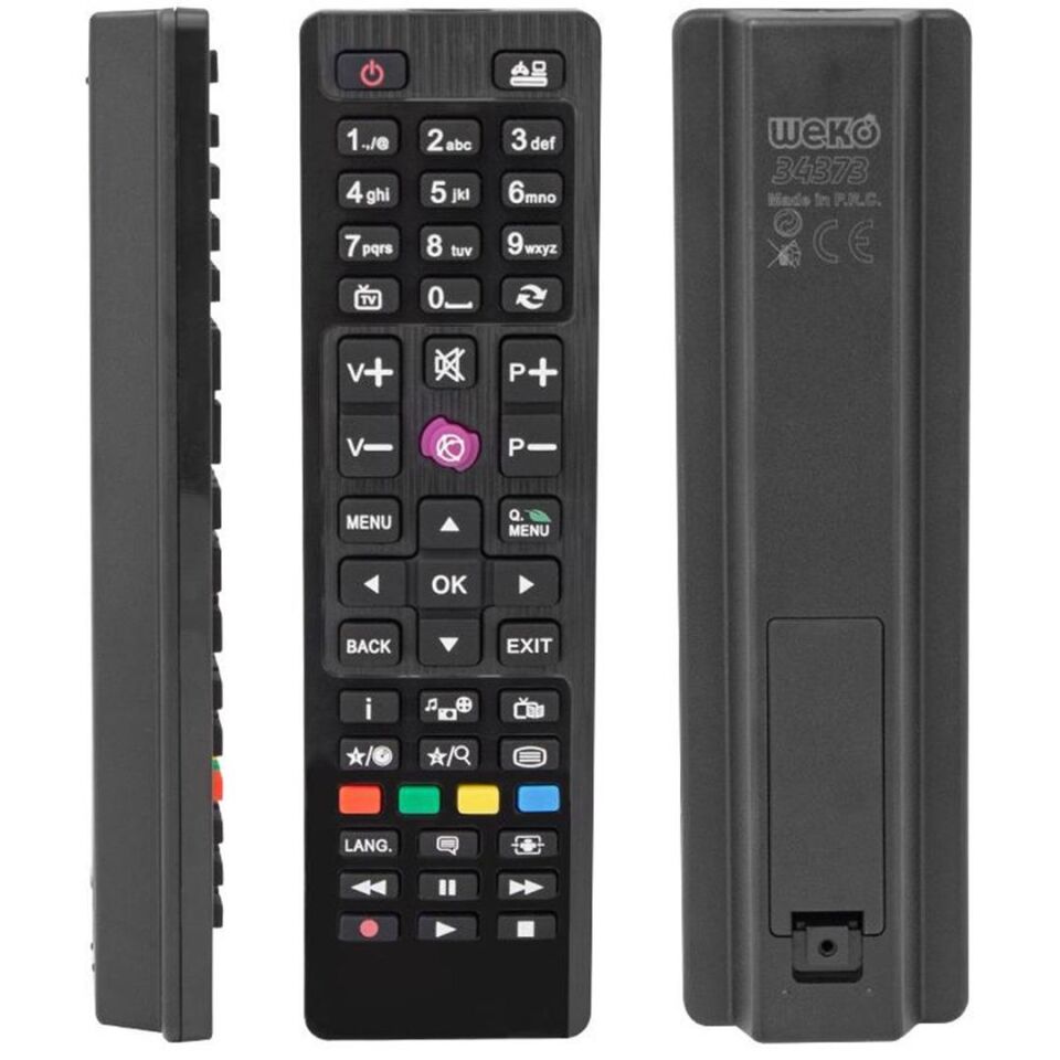 Hey Vestel-Seg-Regal Rc4849 Rm-L260 Mini Mor Tuşlu Lcd Led Tv Kumanda