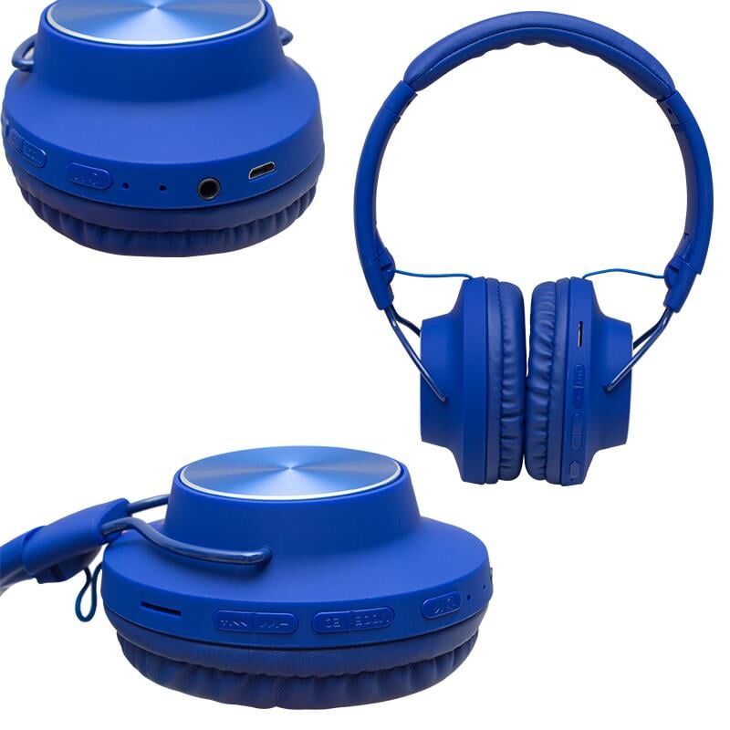 Powermaster GM-025 Mavi Gamıng Oyuncu Mikrofonlu Bluetooth Kablosuz Kulaklık