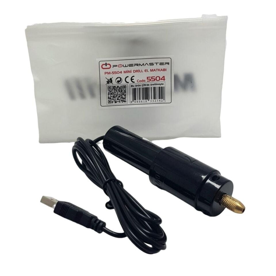 Ayt Powermaster Pm-5504 Mini Hobby Drill El Matkabı Dramer Ahşap El İşçiliği Aleti Usb Kablolu