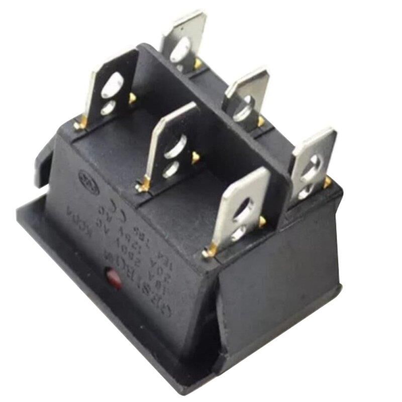 Tekli Soba Anahtarı Geniş Işıklı 6 Pin Açma Kapama Anahtarı