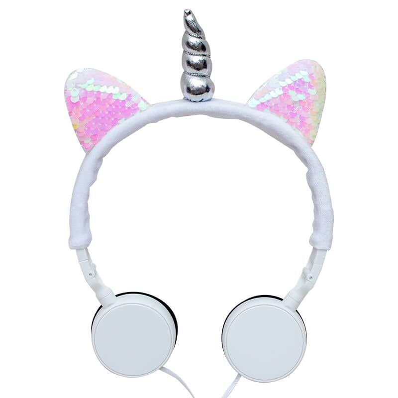 Powermaster PM-3758 3.5 mm Jacklı Kulak Üstü Kablolu Kulaklık Unicon Peluş Kulaklık