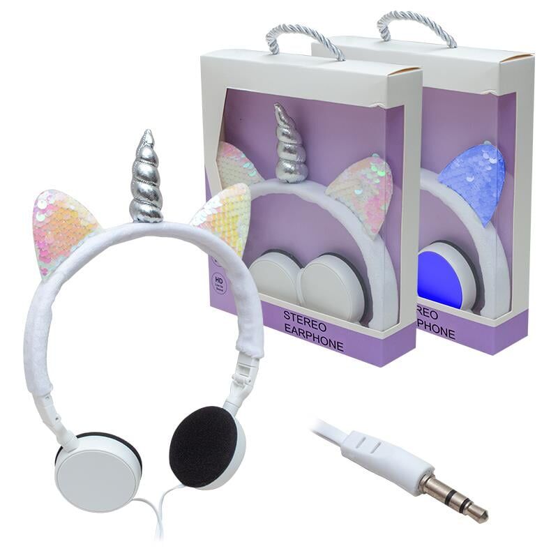 Powermaster PM-3758 3.5 mm Jacklı Kulak Üstü Kablolu Kulaklık Unicon Peluş Kulaklık