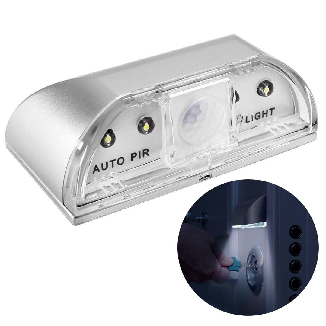 Powermaster PM-37708 Hareket Sensörlü 4 LED'li Pratik Aydınlatma Pilli Lamba