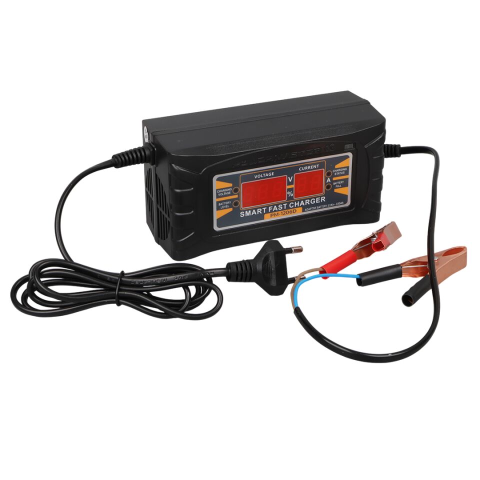 Ayt Powermaster SON-1206D 12 Volt 6 Amper Akıllı Hızlı Akü Şarj Cihazı Araç Oto Motosiklet Karavan Akü Şarj Aleti