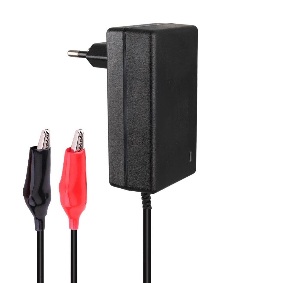 Ayt Weko 14.4 Volt 2 Amper Adaptör 5.5x2.5 Mm Uçlu Krokodil Aparatlı Akü Şarj Cihazı Aleti WK-29111