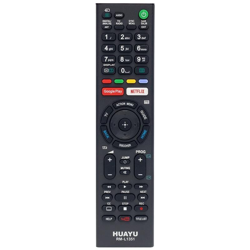 Huayu RM-L1351 Sony Universal Kumanda Youtube Netflix Tuşlu Lcd Led Tv Kumandası