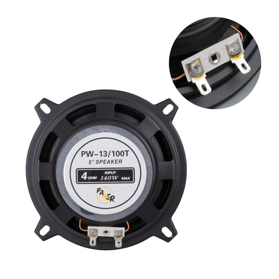 Powermaster PW-13T 4 Ohm 100 Watt 13 Cm Tweteerlı Tekli Hoparlör Oto Kapı Hoparlörü Tekli
