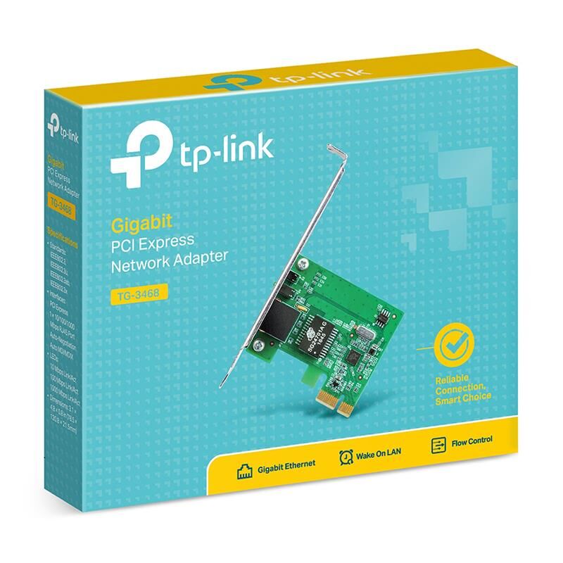 TP-LINK TG-3468 10 100 1000Mbps Gigabit PCI Express Network Adaptör Ethernet Kartı