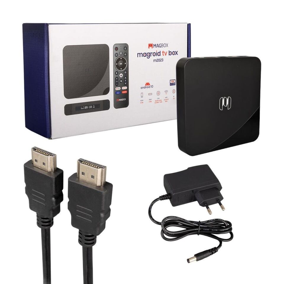 Magbox Magroıd Tv Box M2023 8 Gb Hdd 2 Gb Ram 4K (Androıd 10) Android Tv Box Cihazı