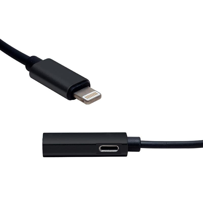 Powermaster İphone Lightning Girişli Şarj ve Kulaklık Çevirici Kablo Çoklayıcı Dönüştürücü