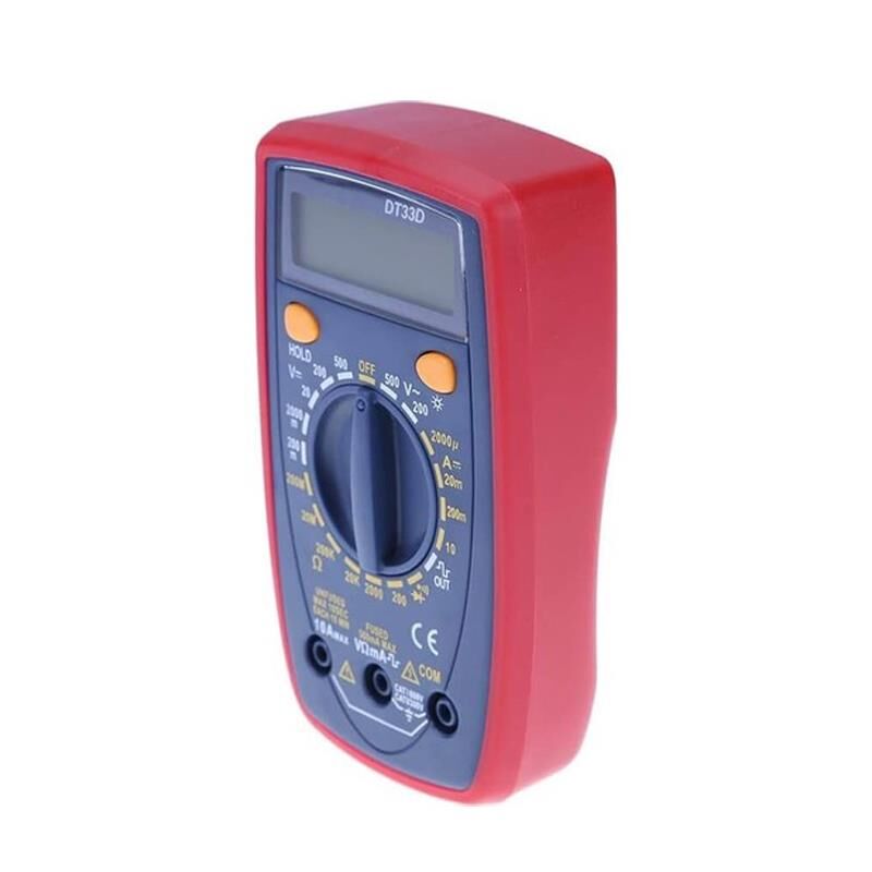 Ayt Powermaster DT 33D Digital Ölçü Aleti Voltaj Akım Dc Ac Multimetre Ölçüm Cihazı
