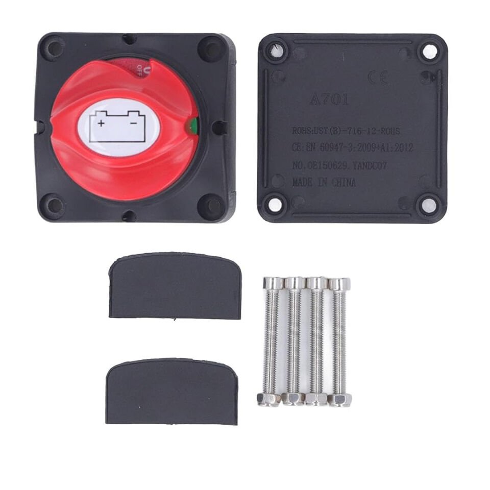 Ayt Powermaster Akü Şalteri 275A 2P 12-24V 1+2 Çift Devreli On Off Aç Kapa Şalter Anahtar IC-275A-2