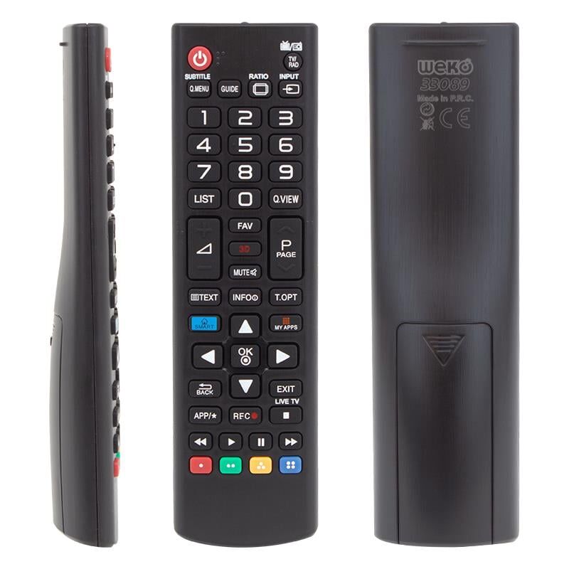 Hey Rm-L1162 Lg Kısa Smart-My Apps Tuşlu Lcd Led Tv Kumandası (Akb73715601a)