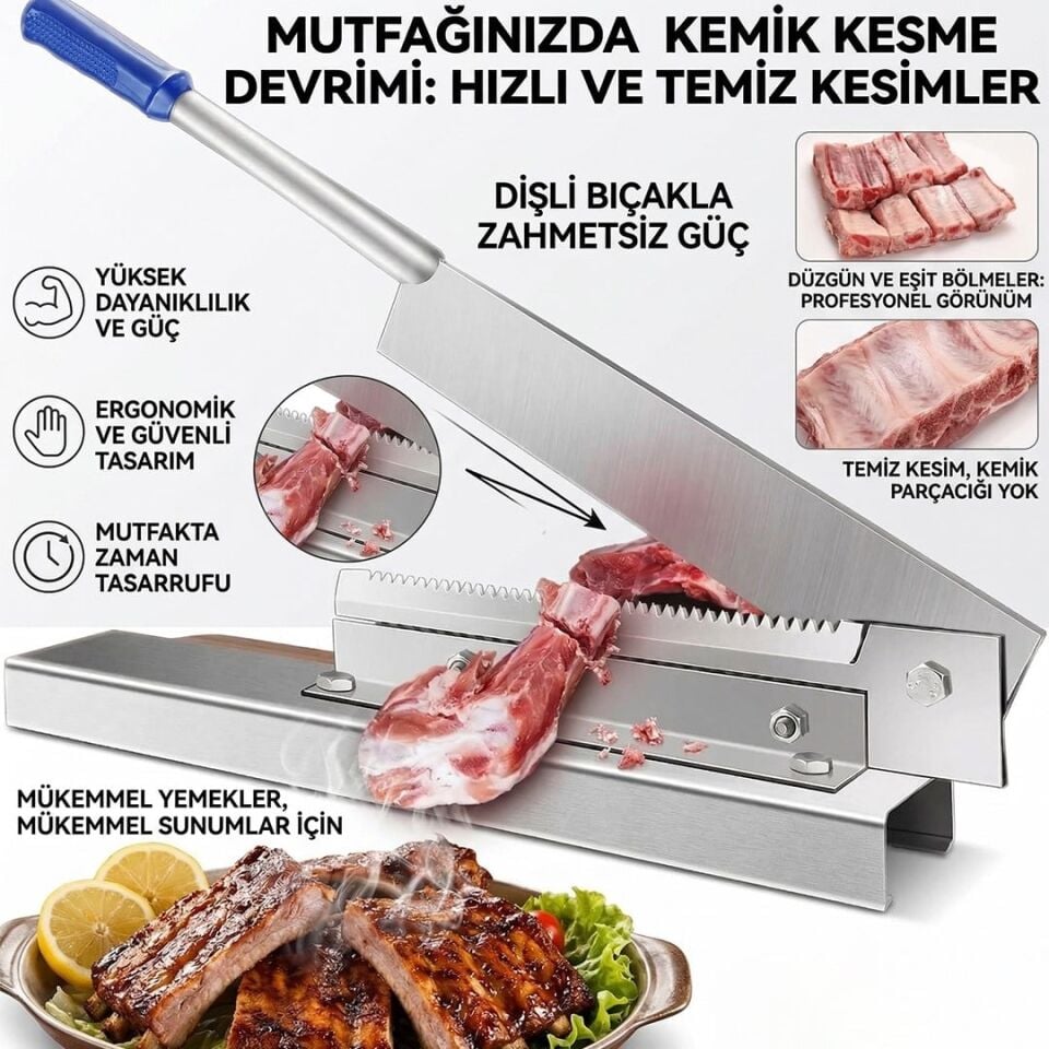 Sunup SN-29958 Profesyonel Manuel Et Ve Kemik Kesme Dilimleme Aleti