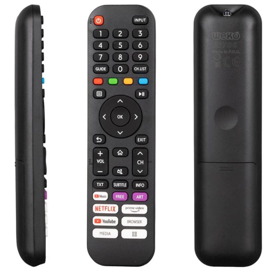 Hey Awox Netflıx-Youtube-Prıme Vıdeo Tuşlu Lcd Led Tv Kumanda