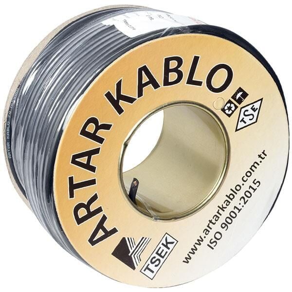 Ayt Artar Mikrofon Kablosu 100 Metre Mono Kaliteli Ses Kablosu