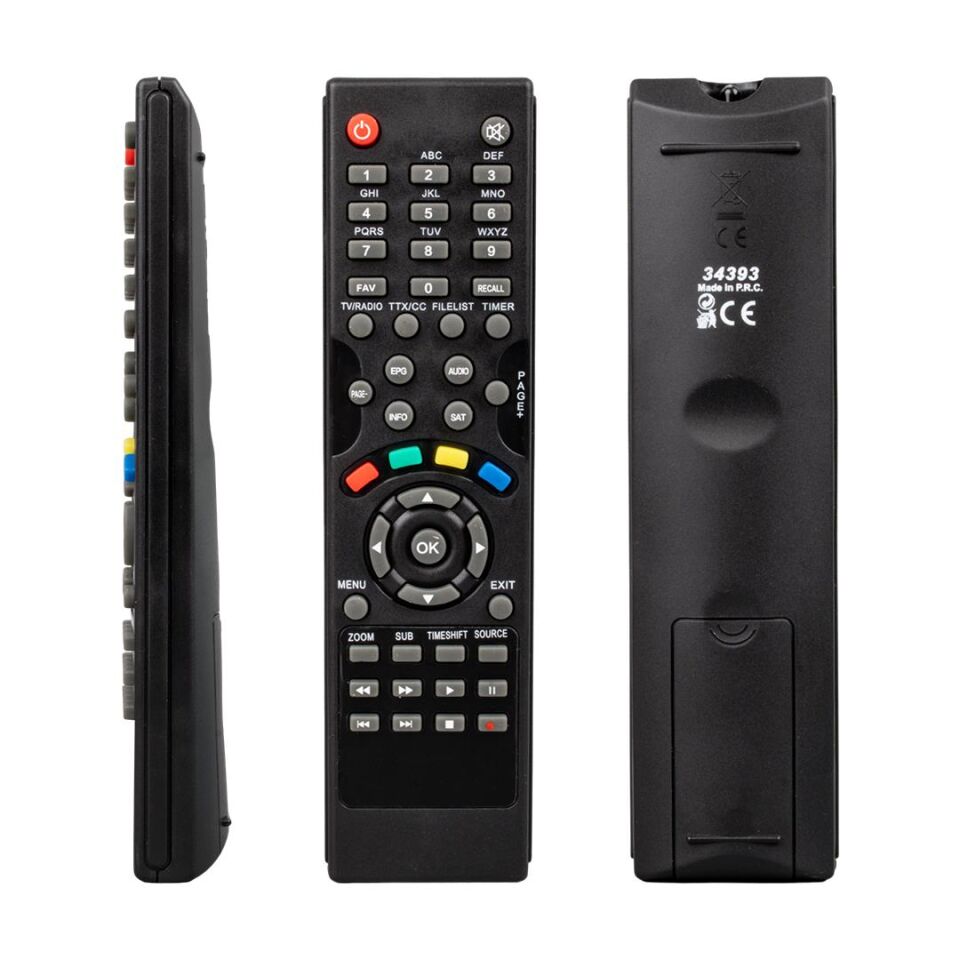 Weko K Kamosonic KS-HD1506 Neta HD300 340  Technobox Uydu Kumandası Uzaktan Kumanda