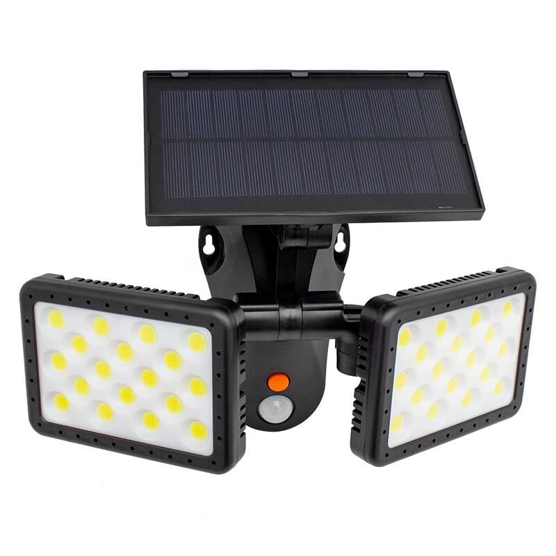 Ayt Powermaster Sensörlü 36 Cob Ledli Solar Aydınlatmalı Duvar Lambası W770B