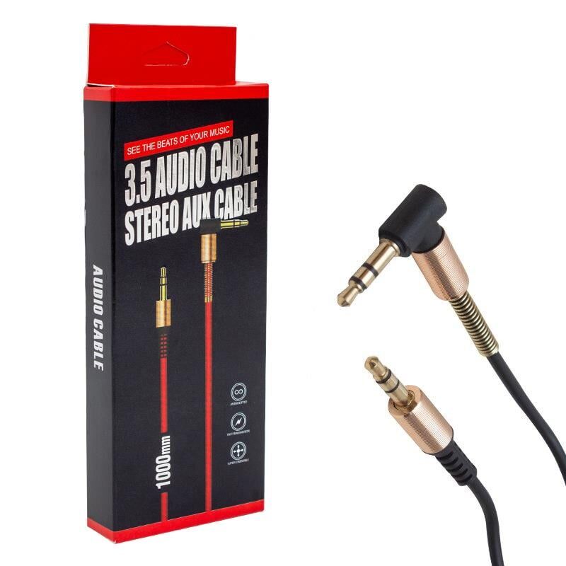 Powermaster 3.5 Mm Erkek Erkek 1.Kalite Kutulu Stereo Aux L Ses Uçlu Kablo