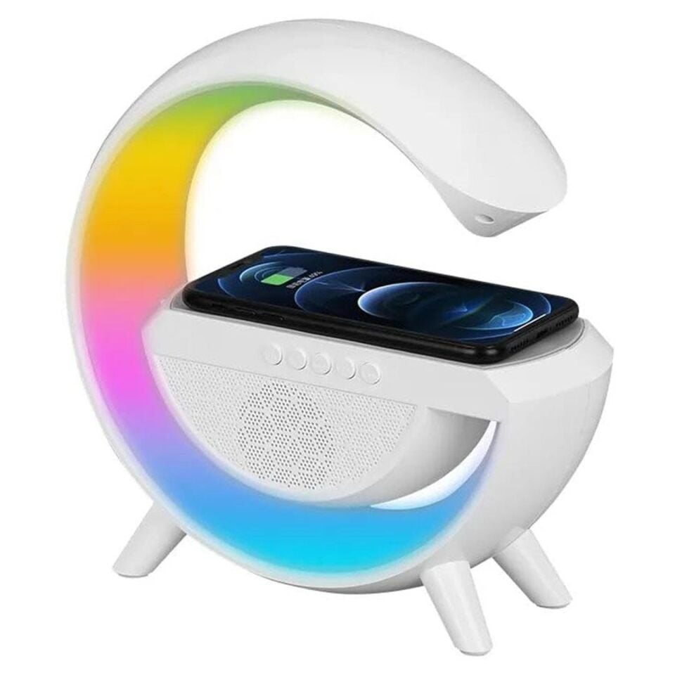Ayt Magicvoice BT2301 Kablosuz Şarjlı 7 Renkli Taşınabilir Bluetooth Hoparlör Rgb Aydınlatma Ses Bombası