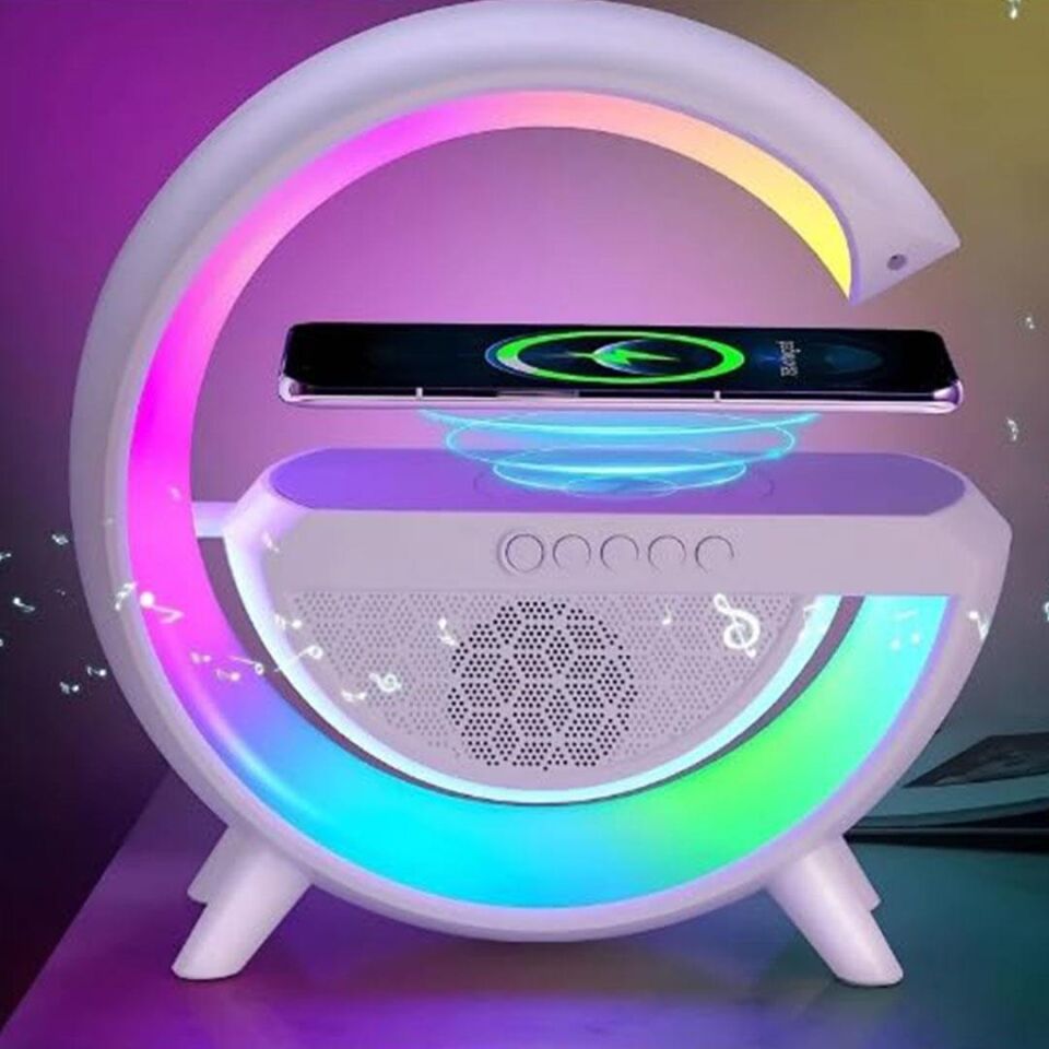 Ayt Magicvoice BT2301 Kablosuz Şarjlı 7 Renkli Taşınabilir Bluetooth Hoparlör Rgb Aydınlatma Ses Bombası