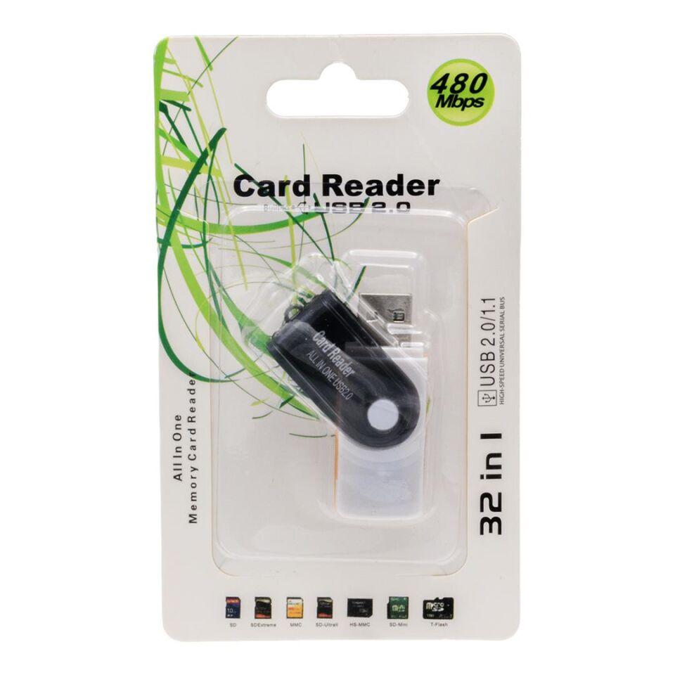 Powermaster PM-2513 USB 2.0 Çoklu 32İn1 SD-Mmc Kart Okuyucu