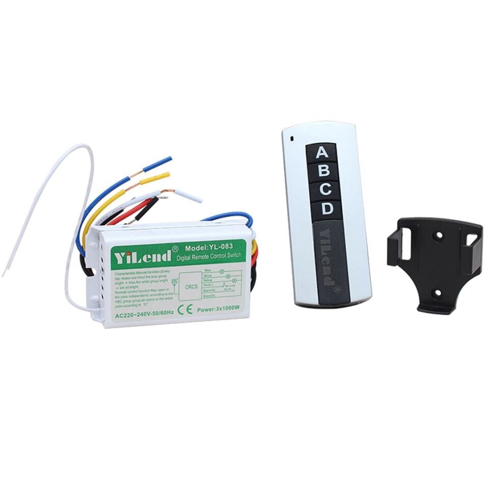 Powermaster Avize Kontrol Kumandası PM-5847 4 Tuşlu 4 Kanal