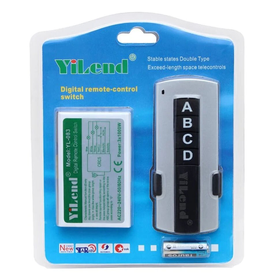 Powermaster Avize Kontrol Kumandası PM-5847 4 Tuşlu 4 Kanal