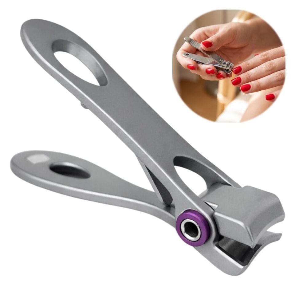 Sunup SN-29304 Profesyonel Ergonomik El Tırnak Makası 70Mm Paslanmaz Çelik Mat Satin