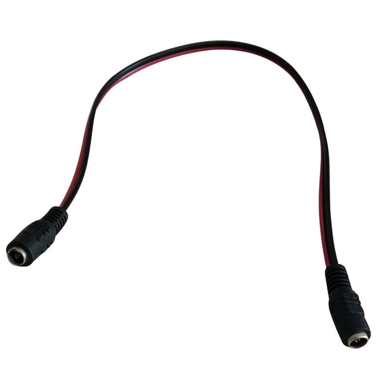 Ayt 5.5x2.1 Dişi-Dişi 40 Cm Kablo Jack Adaptör Girişi Soket Ek Uzatma Kablosu