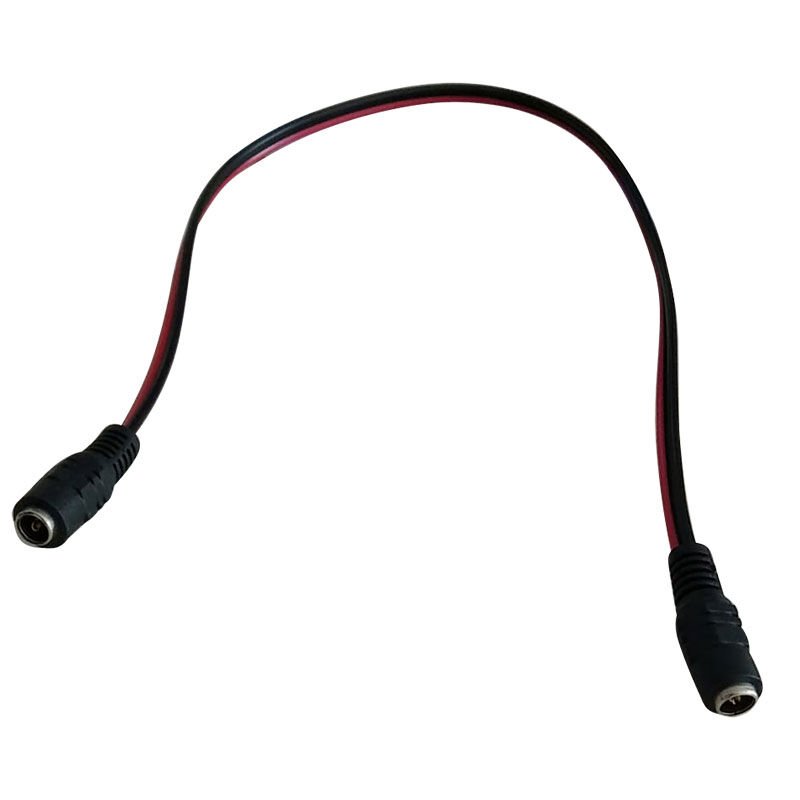 Ayt 5.5x2.1 Dişi-Dişi 40 Cm Kablo Jack Adaptör Girişi Soket Ek Uzatma Kablosu