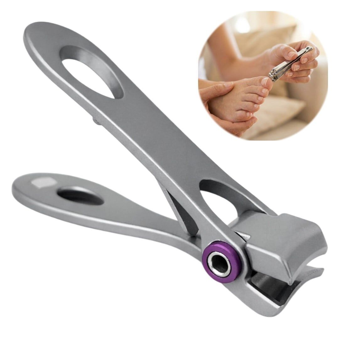 Sunup SN-29302 Profesyonel Geniş Ağızlı Ayak Tırnak Makası 85Mm Paslanmaz Çelik Mat Gri