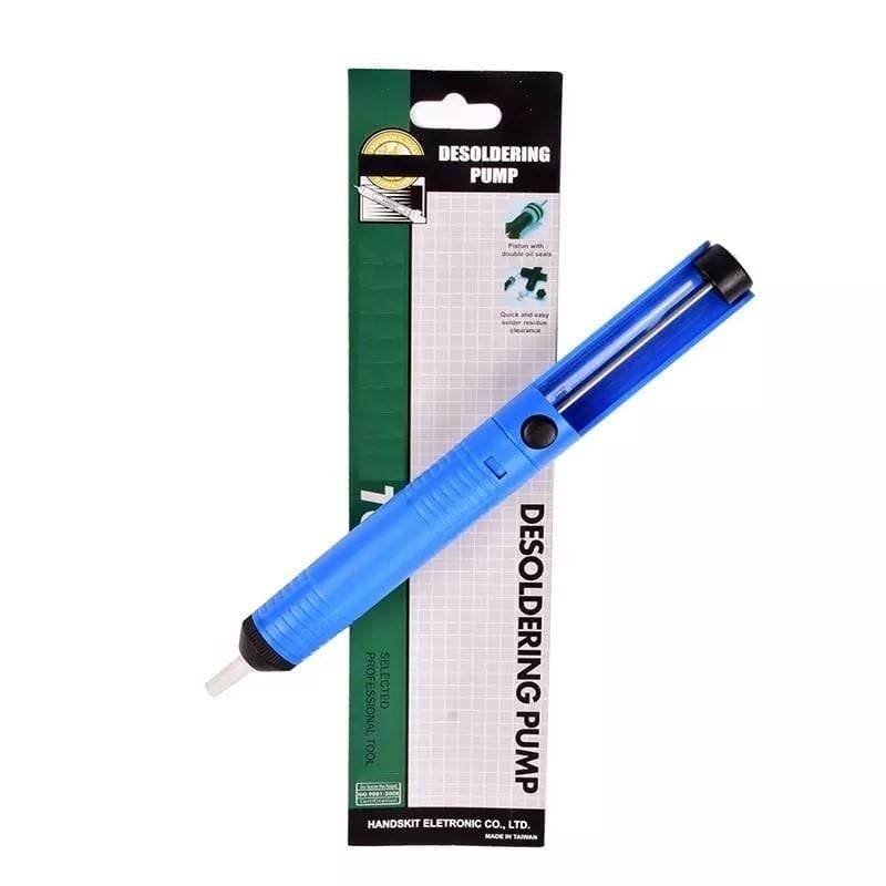 Powermaster CJ-1229 Yüksek Emişli Lehim Temizleme Pompası Plastik Mavi (192Mm)
