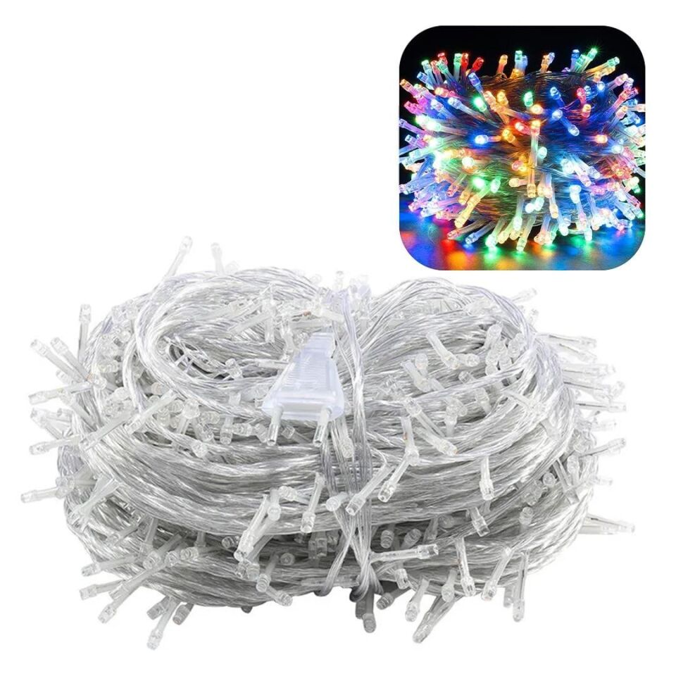 Powermaster PM-24650 Gün Işığı Yılbaşı Aydınlatması Ağaç Süs Aydınlatması 300 Led 10 Metre