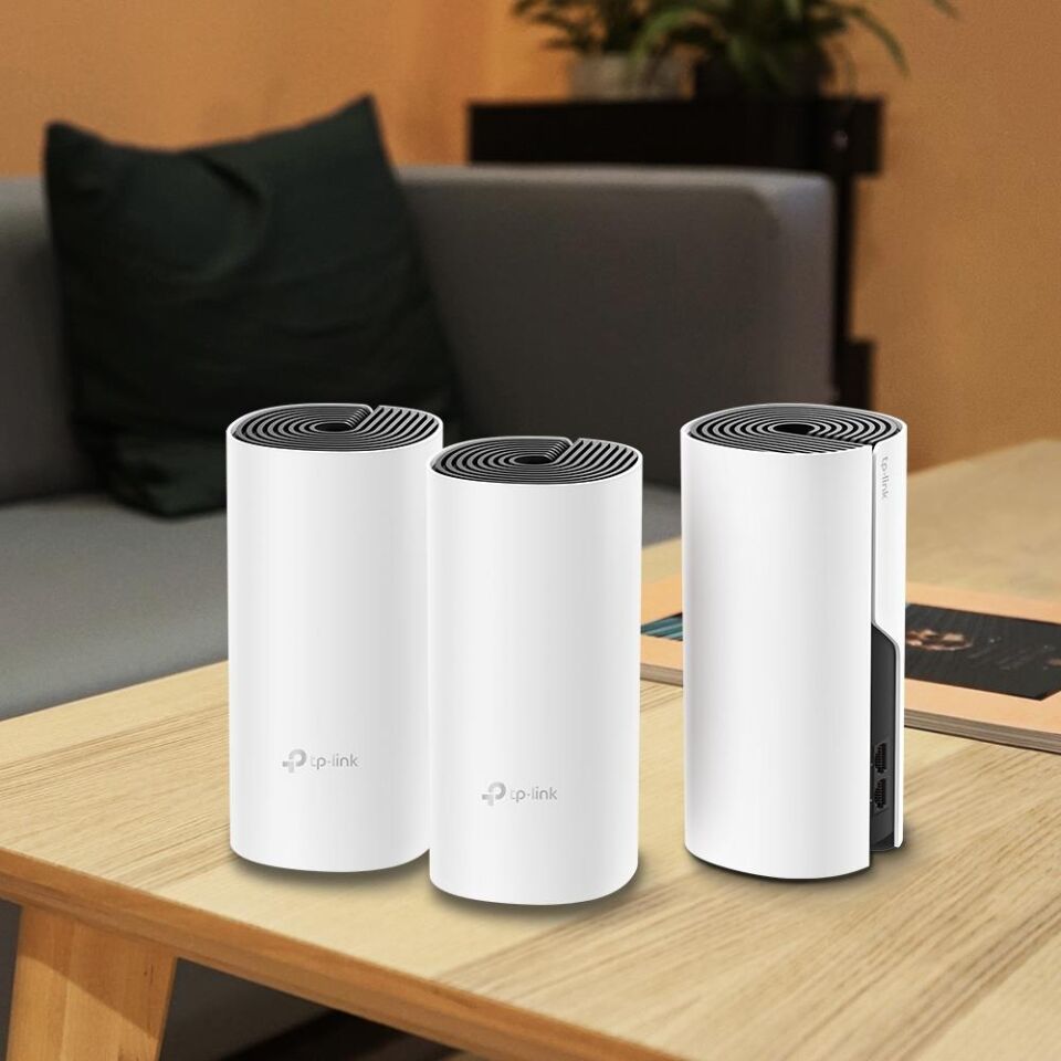 TP-Link Deco M4 3'Lü Paket AC1200 Tüm Evi Kapsayan Mesh Wi-Fi Sistemi