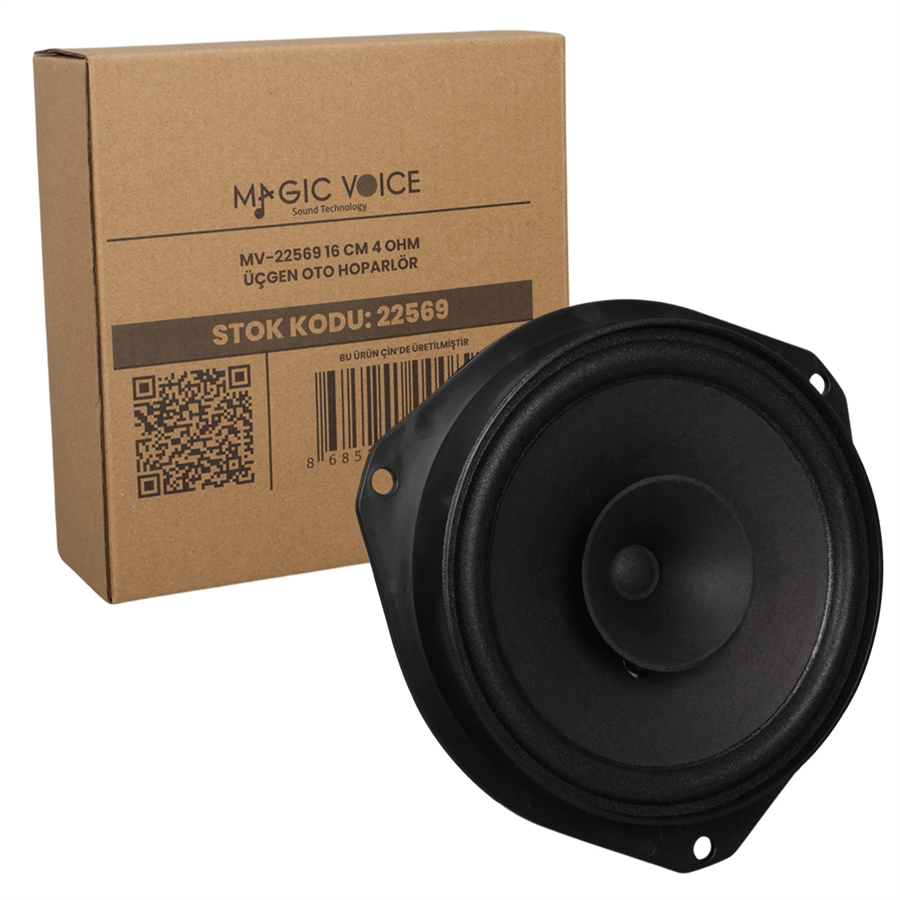 Magıcvoıce Mv-22569 16 Cm 4 Ohm Üçgen Oto Hoparlör Fıat Ve Hyundaı İçin Araç Kapı Hoparlörü