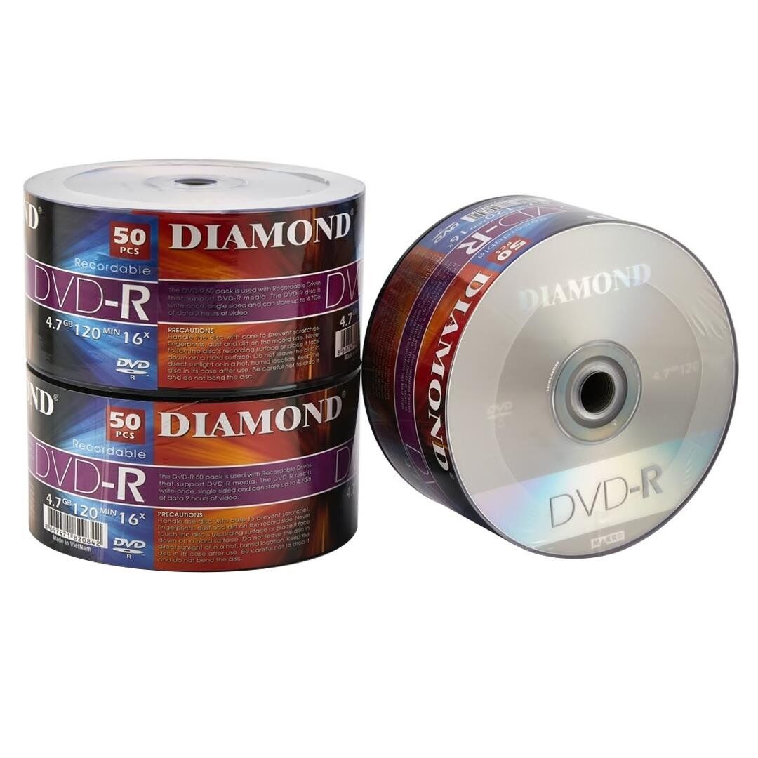 Diamond DVD-R 4.7Gb 16X 120Dk 50Li Paket