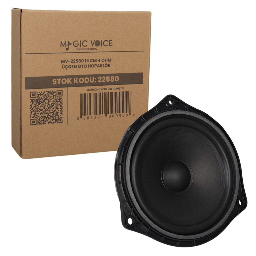 Magıcvoıce Mv-22580 13 Cm 4 Ohm Üçgen Oto Hoparlör Fıat Ve Hyundaı İçin Araç Kapı Hoparlörü