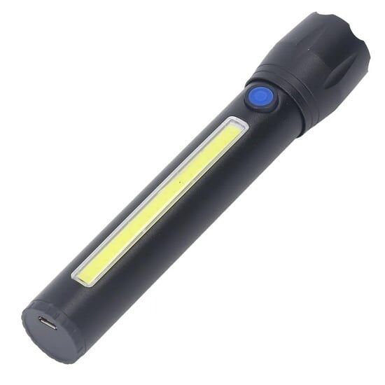 POWERMASTER PM-14621 METAL FLASHLIGHT COB POWER LEDLİ ŞARJLI EL FENERİ
