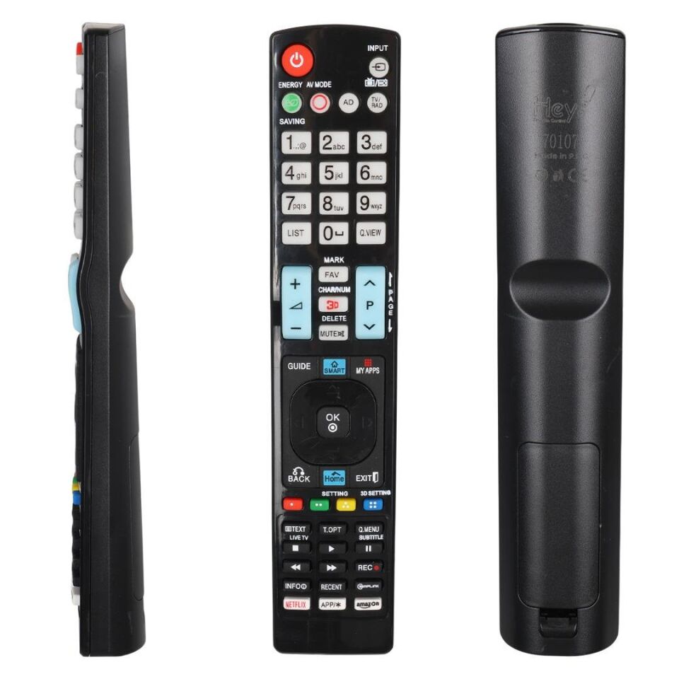 HEY 70107 RM L930+3 Küçük Kalip LG Universal LCD LED TV Kumanda