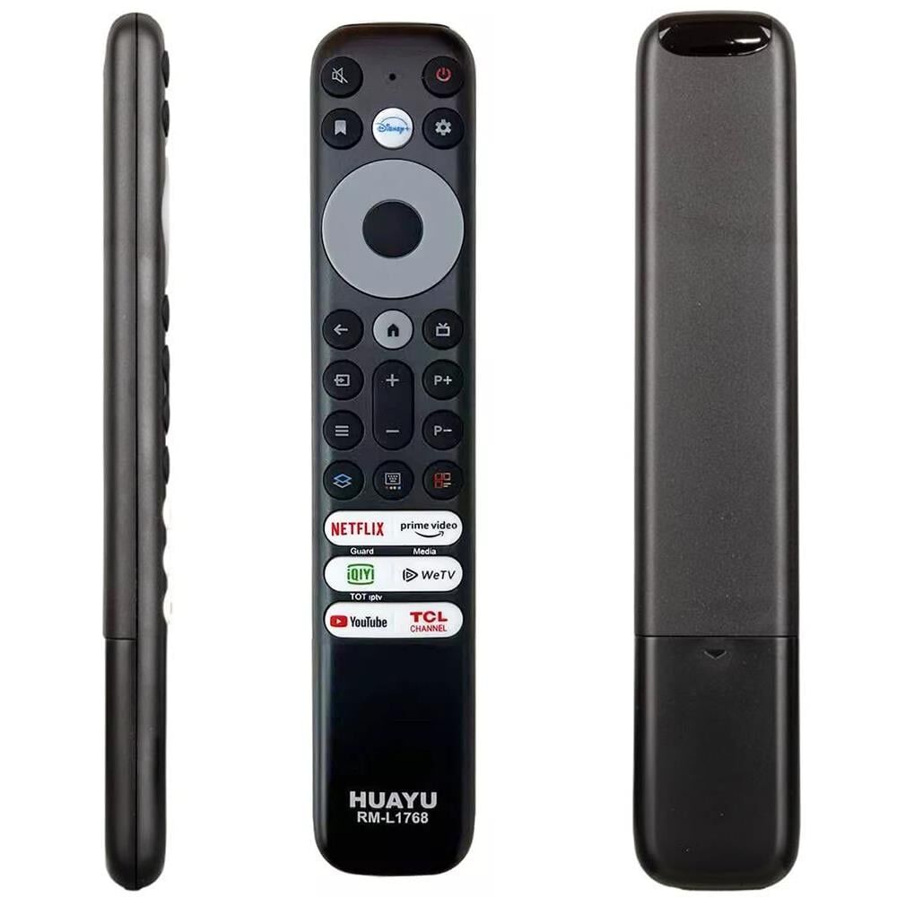 Ayt Tcl RM-L1768 RC902V RMR1 Netflix Prime Video Guard Media Youtube Tuşlu Ses Komutsuz Lcd Led Tv Kumandası