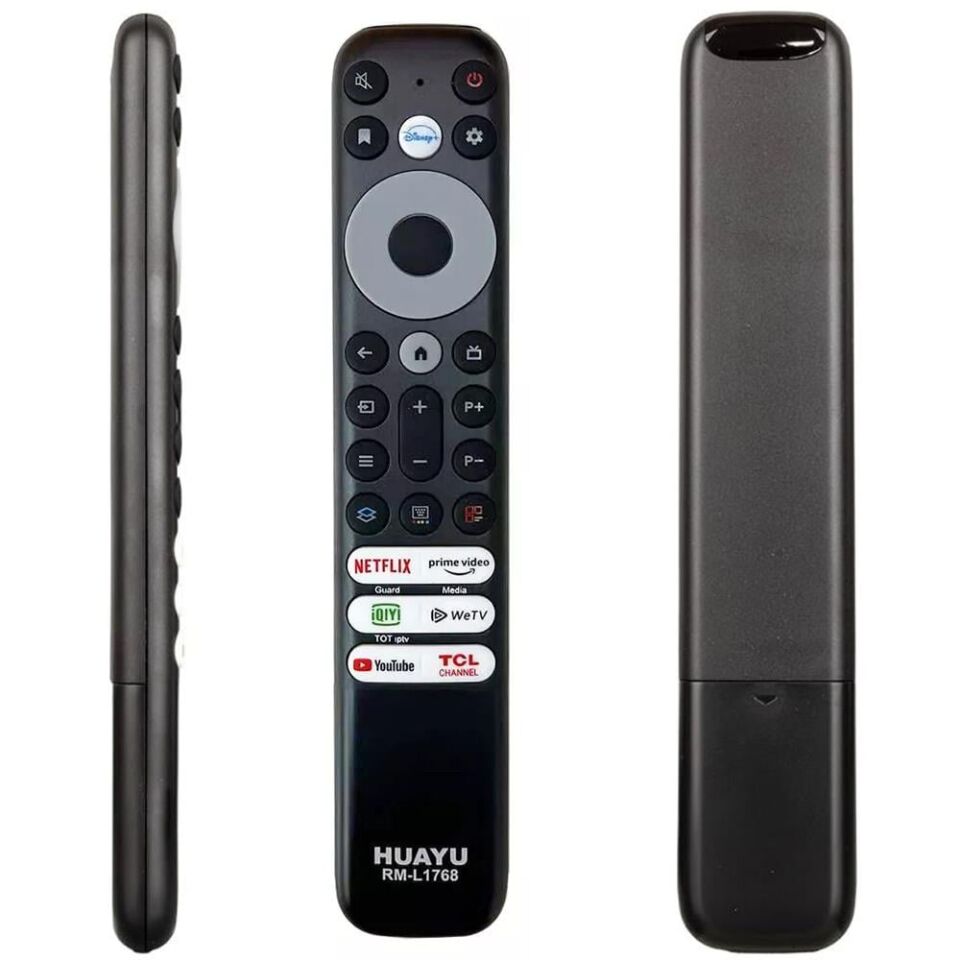 Ayt Tcl RM-L1768 RC902V RMR1 Netflix Prime Video Guard Media Youtube Tuşlu Ses Komutsuz Lcd Led Tv Kumandası