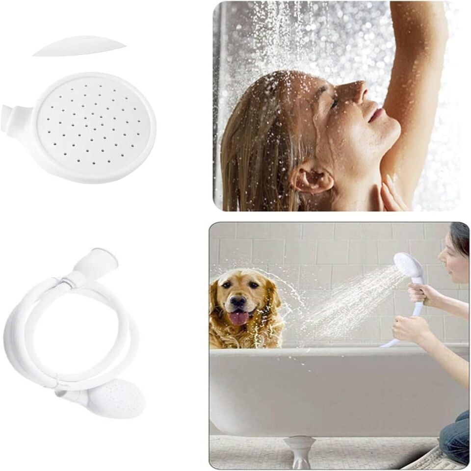 Sunup SN-29313 Evcil Hayvan Duş Başlığı Hortumu Kedi Köpek Yıkama Fiskiyesi