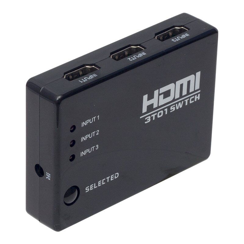Ayt Powermaster 3 Giriş 1 Çıkış HDMI Switcher Toplayıcı PM-6853 Kumandalı Adaptörsüz
