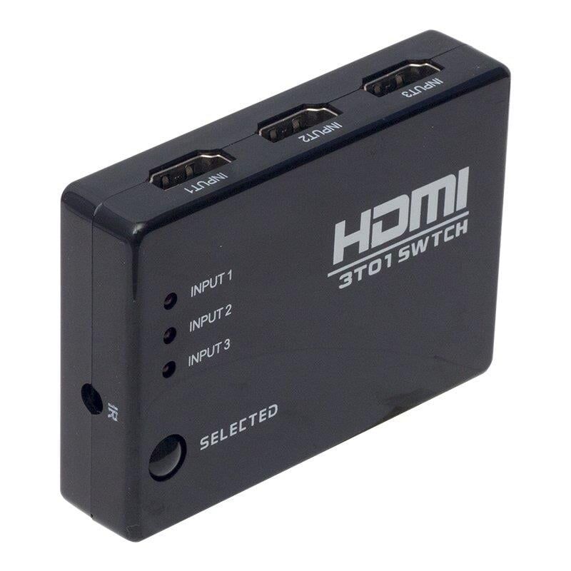 Ayt Powermaster 3 Giriş 1 Çıkış HDMI Switcher Toplayıcı PM-6853 Kumandalı Adaptörsüz
