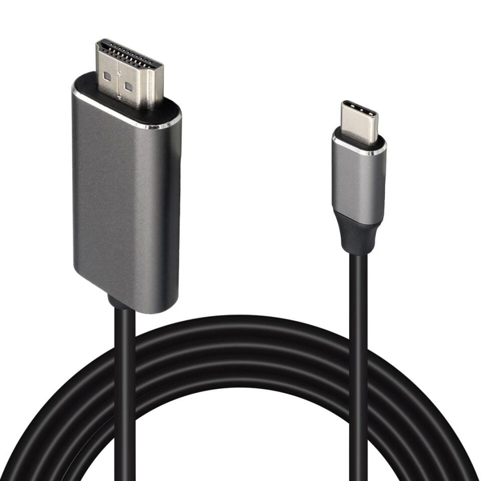 Ayt Powermaster 2 Metre Type-C To Hdmı Kablo PM-6921 Hdmı Type-c Dönüştürücü Kablo