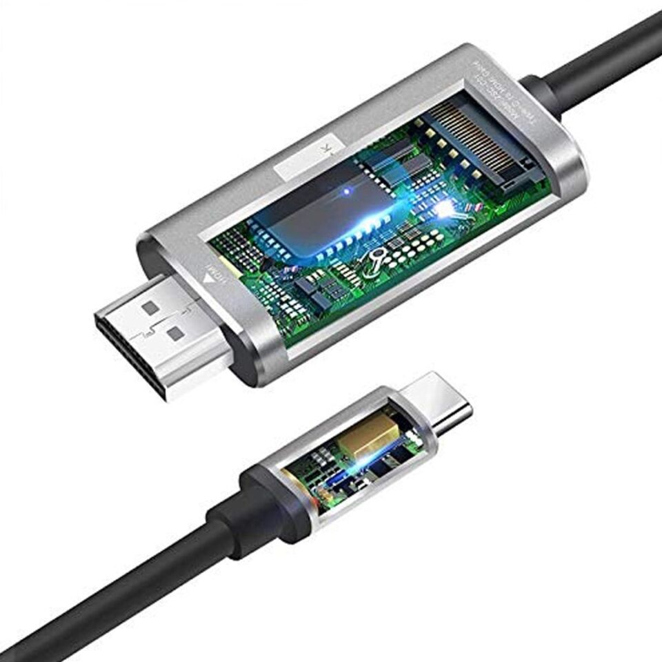 Ayt Powermaster 2 Metre Type-C To Hdmı Kablo PM-6921 Hdmı Type-c Dönüştürücü Kablo