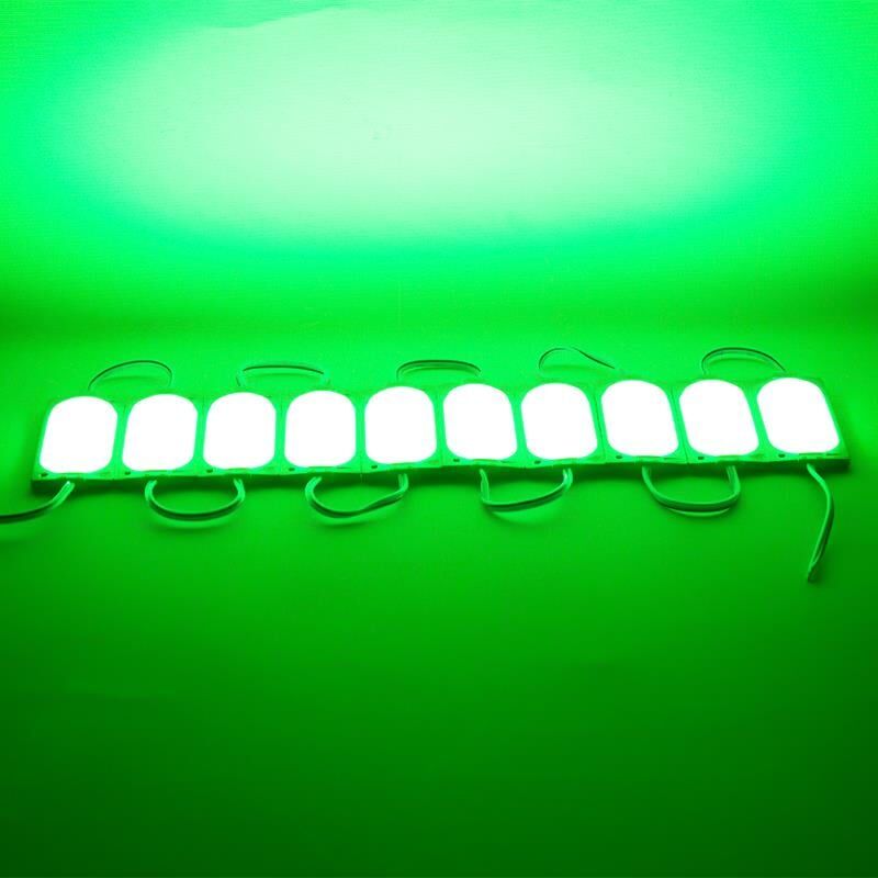 Powermaster 12 Volt 3 Watt Yeşil 85 X 35 Mm IP65 220 240 Lümen 140 Derece Cob Mercekli Modül Led