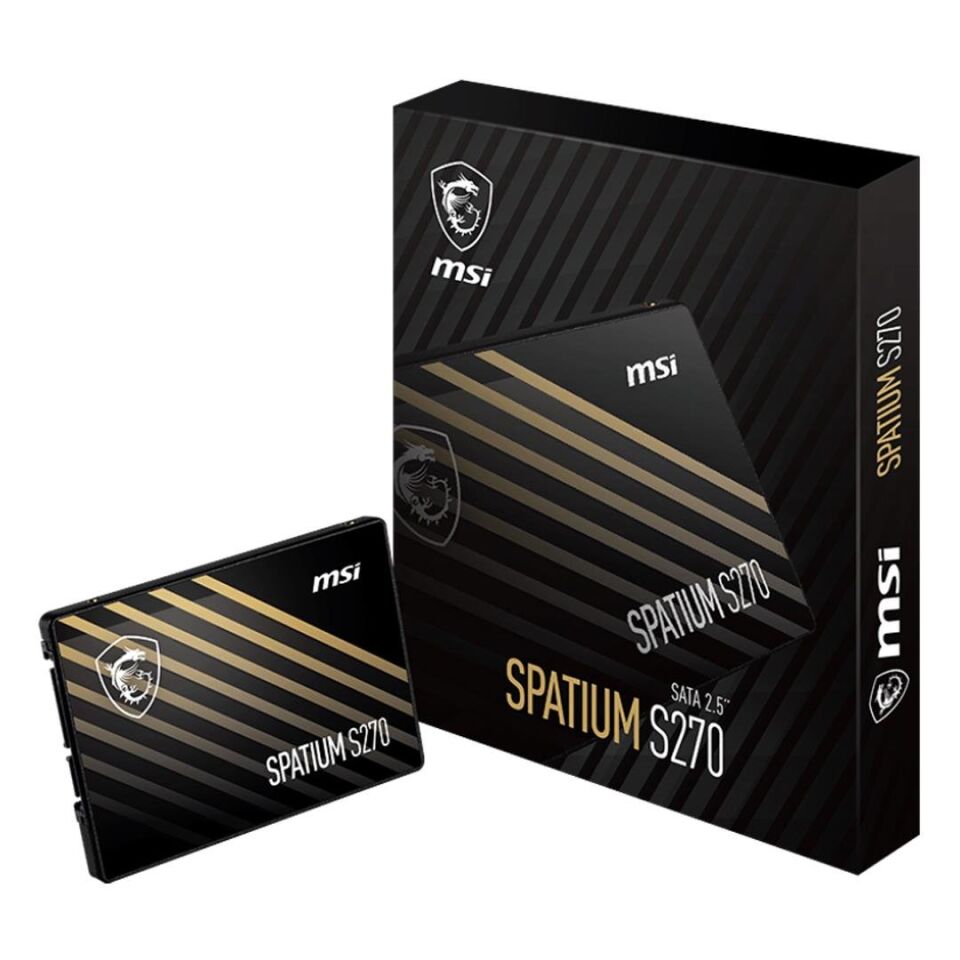 MSI Spatium S270 500MB/S - 450MB/S Sata 3.0 240 GB 2.5'' SSD (5 Yıl Garantili)